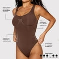 thumbnail image 3 of YITTY Nearly Naked Shaping Thong Bodysuit, Black, XL/XXL, 3 of 7