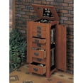 thumbnail image 4 of Powell Armoire à Bijoux Mission Chêne Autoportante Simpliste et Robuste à 8 Tiroirs, 4 of 5