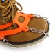 thumbnail image 2 of 10 tacos Ice Gripper antideslizante MTB zapatos crampones para caminar en la nieve (naranja M), 2 of 8