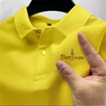 thumbnail image 3 of Polo de verano nuevo para hombre, de moda y transpirable, de alta calidad, superventas, cuello polo, manga corta, informal, estampado b, 3 of 5