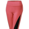thumbnail image 3 of FashionOutfit Women's Side Panel Color Contrast Cycling Legging Pants, 3 of 3