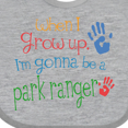 thumbnail image 4 of Inktastic Park Ranger Future Boys or Girls Baby Bib, 4 of 4