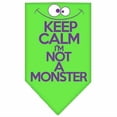 thumbnail image 1 of Keep Calm Bandana Imprimé Écran Vert Lime Grand, 1 of 1