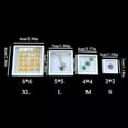 thumbnail image 3 of QQTDFG Organizer Loose Diamond Display Case Container Jewelry Storage Jewelry Box-4x4cm-Black, 3 of 9