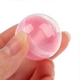 thumbnail image 3 of 100pcs/pack Plastic Empty Toy Vending Capsules Half Clear Half Color Round Ball, 3 of 5