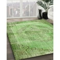 thumbnail image 3 of Ahgly Company Machine Washable Indoor Square Contemporary YellowGreen Area Rugs, 5' Square, 3 of 7