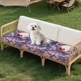 thumbnail image 4 of Xixirimido Couch Cushion Cover Non-Slip Sofa Cover with Elastic Bands Universal Armchair Cushion Slipcover Replacement Furniture Protector, Cardinal Moon Cherry Blossom, 4 of 8