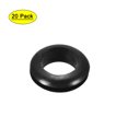 thumbnail image 1 of Anillo de junta de goma Uxcell de 12mm, 20 unidades en negro, 1 of 5