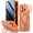 Orange, variant on JETeacka Glitter Magnetic Ring Stand Case for iPhone 17 Pro Max , 360° Rotatable Kickstand, Shockproof Protective Cover, MagSafe Compatible, Bling Sparkly Phone Case for (Pink)