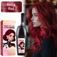 thumbnail image 6 of HAJAGP 3-in-1 Comb Hair Coloring Kit Retro Red for Mother's Day At-home Beauty, 6 of 6