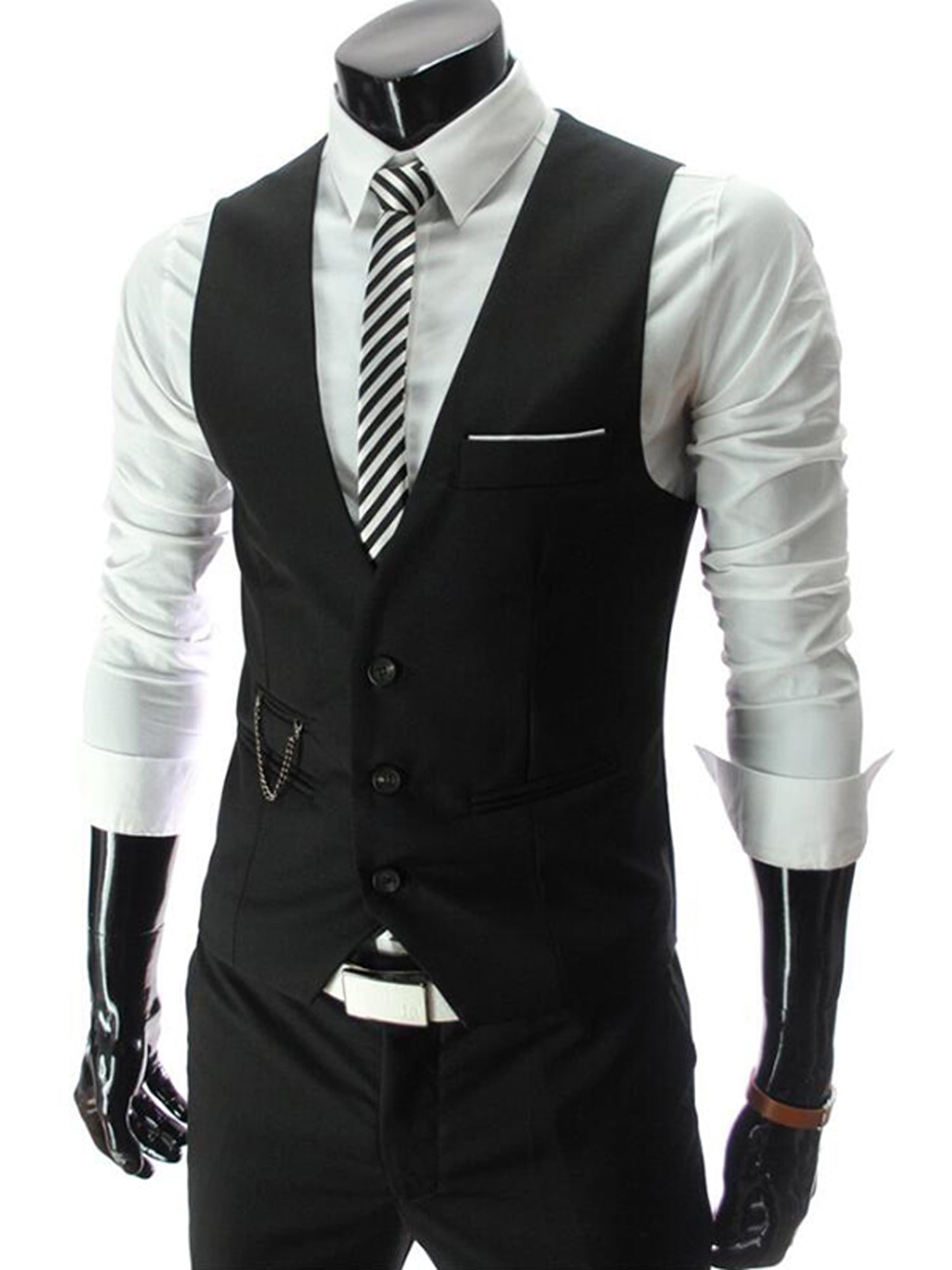 Men's Solid Business Formal Suit Vest Peaky Hungary Ubuy