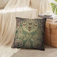 thumbnail image 4 of LALILO Throw Pillow Covers Vintage Victorian Damask Wall Vintage Cushion Cover 18" x 18", 2 Pack, 4 of 6