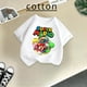 thumbnail image 2 of Camiseta de algodón de verano para niños y niñas con estampado de dibujos animados de Mario, cómoda y informal, con diseño de Sunshine, para juego de bebés y niños, 2 of 5