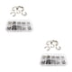thumbnail image 3 of Sidaley Anillos de retención de 580 Uds., práctico anillo de seguridad externo, anillo de presión ligero, abrazadera tipo E, Kits surtidos, lavadora Astilla 2piezas, 3 of 5