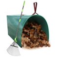 thumbnail image 1 of Juego de rastrillos Joyhalo de 1,6 m con bolsas para hojas tipo recogedor de 150 litros, 1 of 8