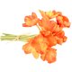 thumbnail image 1 of Flores artificiales para el hogar, oficina, simulación, decoración Floral, banquete de boda, PU, ​​Flor falsa, naranja rojo 10 Piezas Yuarrent HA000017-03B, 1 of 6