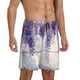 thumbnail image 2 of Fotbe Lavender Blooms Window Pantalones Cortos de Pijama para Hombre, Ropa de Dormir, Pantalones de Pijama Cortos para Hombre-Medium, 2 of 6