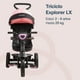 thumbnail image 2 of Triciclo Bebe Niños Bebesit Explorer Asiento Giratorio Toldo Parasol Niños 2-6 Años, 2 of 7