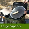 thumbnail image 3 of Sac de Rangement Pliable Extérieur Grande Capacité Imperméable Portable Camping & Pique-Nique Organisateur, Panier de Pique-Nique 32L/42L Transport Pliable Extérieur pour Camping Randonnée Pique-Niques (Blanc, 32l), 3 of 8
