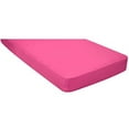 thumbnail image 2 of College Dorm 100% Jersey Knit Cotton Twin Extra Long Sheets Flat Hot Pink, 2 of 2