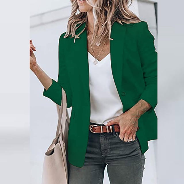 Puntoco Chaqueta de manga larga ligera para mujer, abrigo delgado, chaquetas largas Puntoco Puntoco-1