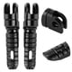 thumbnail image 4 of delanteras para motocicleta, kawasaki, montar Par de pedales delanteros de aleación de aluminio aptos para Kawasaki Ninja Z125 PRO Z250/SL Z400 Z900Black LHCER Descripción de la referencia, 4 of 8