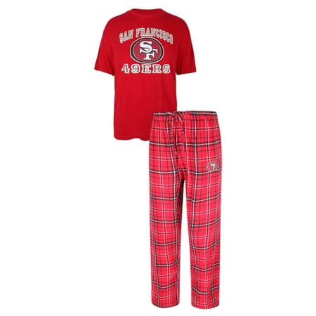 Flannel Mens Pajamas - San Francisco 49ers NFL