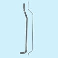 thumbnail image 2 of Renovators Supply Chrome Plated Stainless Steel Supply Line L-Pipe for High Tank Pull Chain Toilet w/Rear Entry Toilet Bowl, 2 of 6