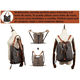 thumbnail image 2 of Bolso Para Mujer De Lona Impermeable Color Chocolate Malubero Malu1872, 2 of 4