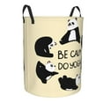 thumbnail image 2 of Bingfone Panda Doing Yoga Waterproof Foldable Laundry Hamper Bucket With Handles For Storage Bin,Clothes Hamper (Medium), 2 of 8