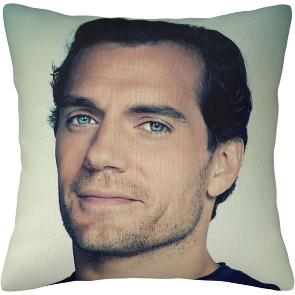 Henry Cavill Pillow Covers 18 X 18 Inch Decorative Throw Cushion Cases Home for Furniture Bench Sofa