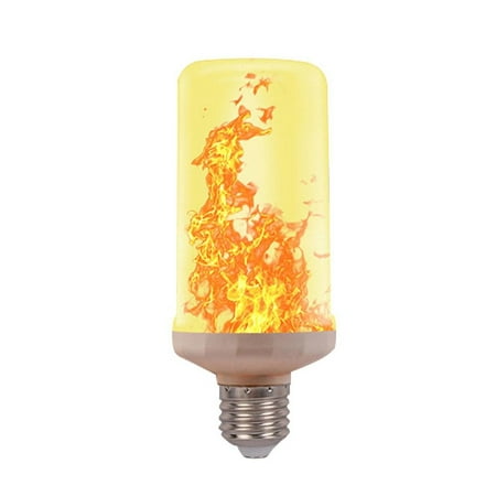 

LED Flame Effect Light Bulb Decorations Flickering Light Bulbs for Outdoor Use 4 Modes with Upside Down Effect E26 Base Fire Light Bulb for Valentine Decoration (Orange 1 Pack)