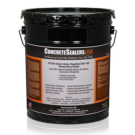 Ps109 Silane Water Repellent Sb 100 Penetrating Sealer 5 Gal Ps109 Silane Water Repellent Sb 100 Penetrating Sealer 5 Gal