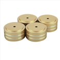 thumbnail image 2 of 16 Pcs Support d'Isolation pour Haut-Parleur HIFI en Aluminium 40X20mm, 16 x Support d'Isolation, Or, 2 of 8