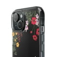 thumbnail image 4 of Clear Hybrid Shockproof Case for Apple iPhone 13 MINI - Colorful Wildflower Garden Border Art, 4 of 5