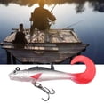 thumbnail image 4 of 2Pcs/4Pcs 8.5cm/7.8g Bionic Bait Realistic Fish Eye Exquisite Workmanship Long Service Life Super Sharp High-Strength Fishing Lightweight Soft Lure T-tail Silicone Bait for Fishing Ground, 4 of 7