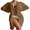 Brown, variant on Womens Cover Up Jacket Long Sleeve Open Front Sun Protection Cover Ups Summer Beach Vacation Cardigans