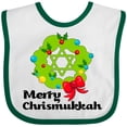 thumbnail image 3 of Inktastic Merry Chrismukkah Boys or Girls Baby Bib, 3 of 4