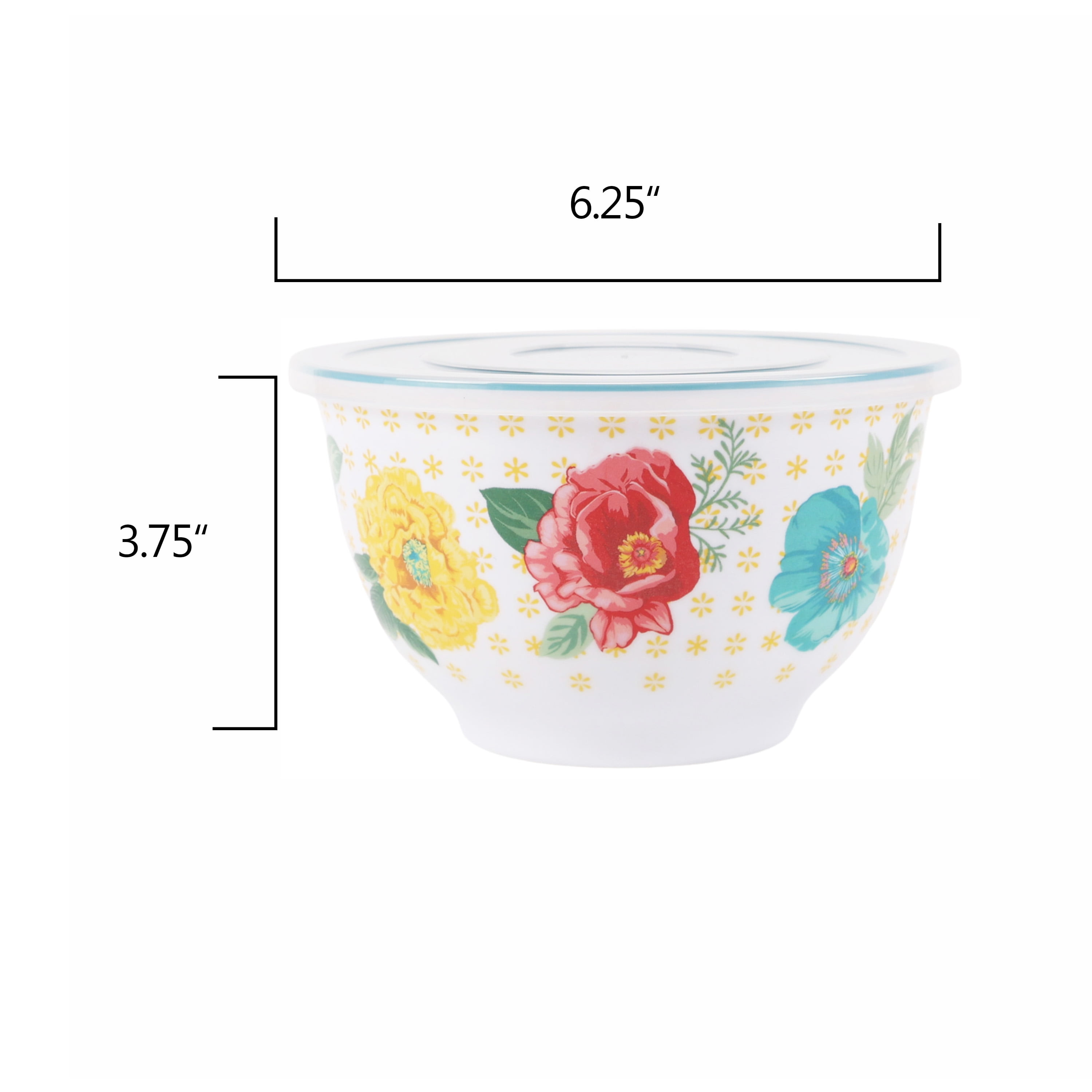 The Pioneer Woman 10-Piece Melamine Mixing Bowl Set, Fancy Flourish