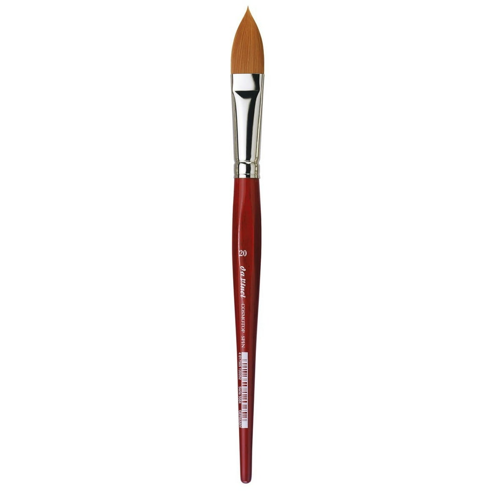 da Vinci Watercolor Series 5584 CosmoTop Spin Paint Brush, Pointed Oval