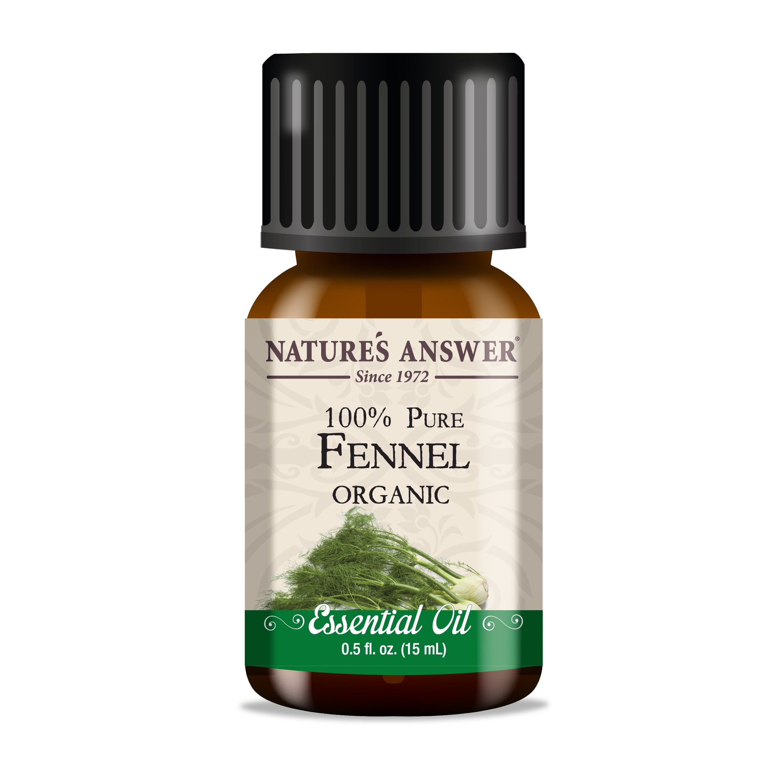 Nature’s Answer USDA Organic Sweet Fennel Essential Oil, 100% Pure, Natural Aromatherapy Oil for Diffuser/Humidifier, Steam Distilled 0.5 fl oz. (15ml)