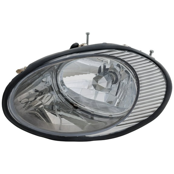 Headlight Compatible with FORD TAURUS 96-98 LH Assembly Halogen To 6-10-98