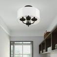 thumbnail image 5 of Livex Lighting - Brookdale - 3 Light Semi-Flush Mount In Transitional Style-11, 5 of 8