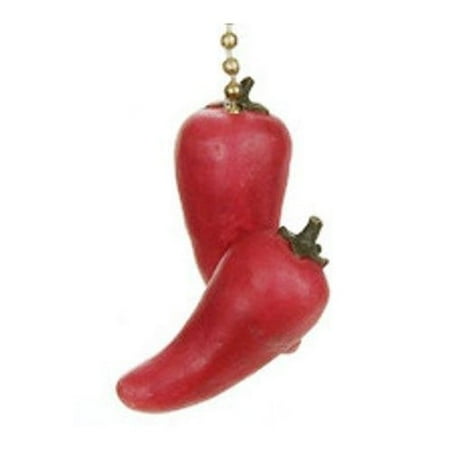 Red Chili Pepper Hot Ceiling Fan Pull Chain Chilli Southwestern