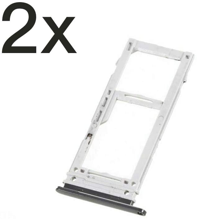 2X Dual SIM Card Tray Slot Holder Replacement Compatible with Samsung Galaxy S10 G973 G973 DS 6.