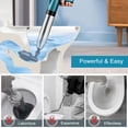 thumbnail image 5 of Toilet Plunger, Drain Clog remover, Plungers for Bathroom, Drain Snake, Air Drain Blaster with Real-Time, 5 of 9