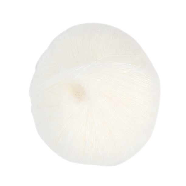 Toystoory Hilo de tejer de ganchillo de 26g, hilo de tejer para manualidades DIY para el hogar, hilo de ganchillo, hilo de tejer a mano Tela de costura y artesanía Blanco Toystoory HA001028-11