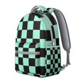 thumbnail image 2 of Retro Plaid Student Backpack - Waterproof Lightweight Daypack with Spinal Support & Stylish Farmhouse Print for Teens, 2 of 6