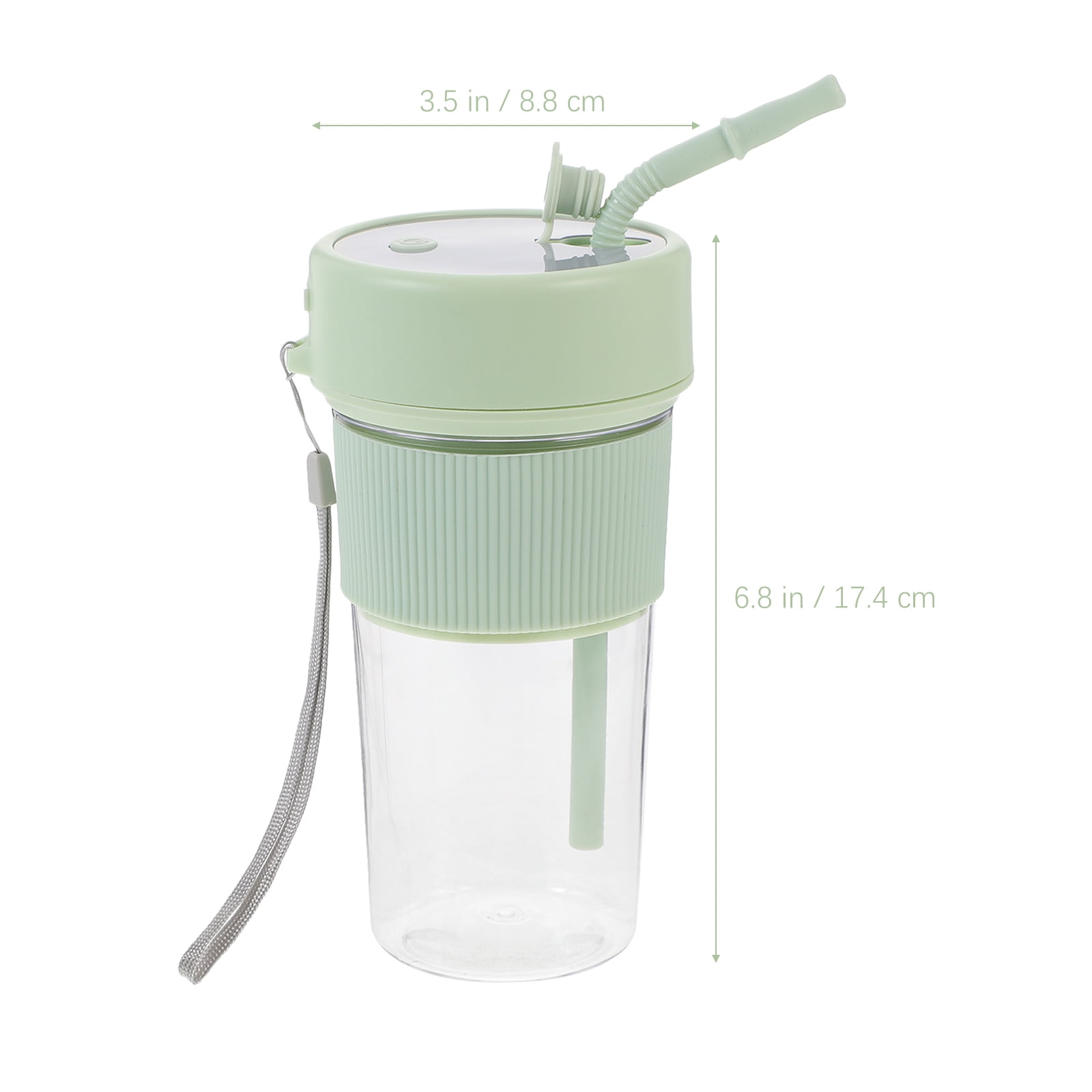 Toyandona Cordless Portable Juicer, Efficient Fruit Juice Blender, Green, for Kitchen Use 2Pcs