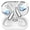 White, variant on Wrongduck AI Translation Earbuds Real Time Language Translator Headphones with 198+ Languages Bluetooth Open Ear Design